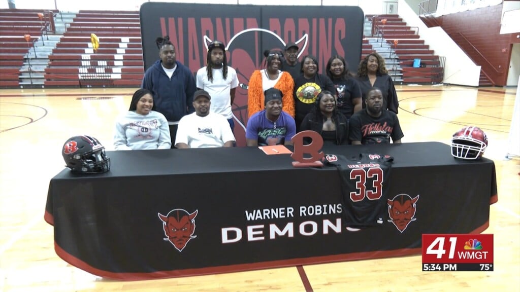 Warner Robins High School Celebrates National Signing Day With Talented Football Players