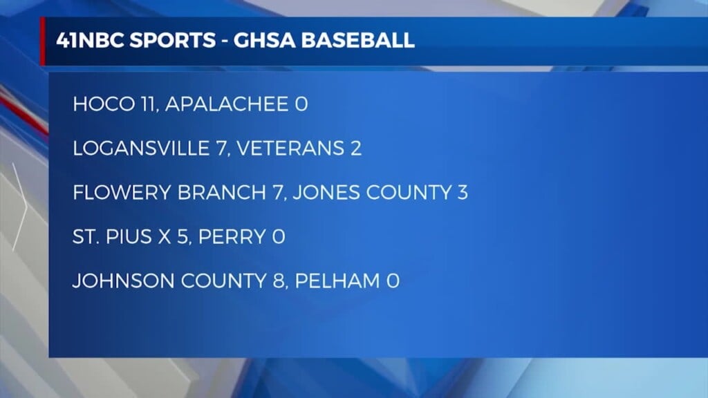 Ghsa State Baseball Championship First Round Scores