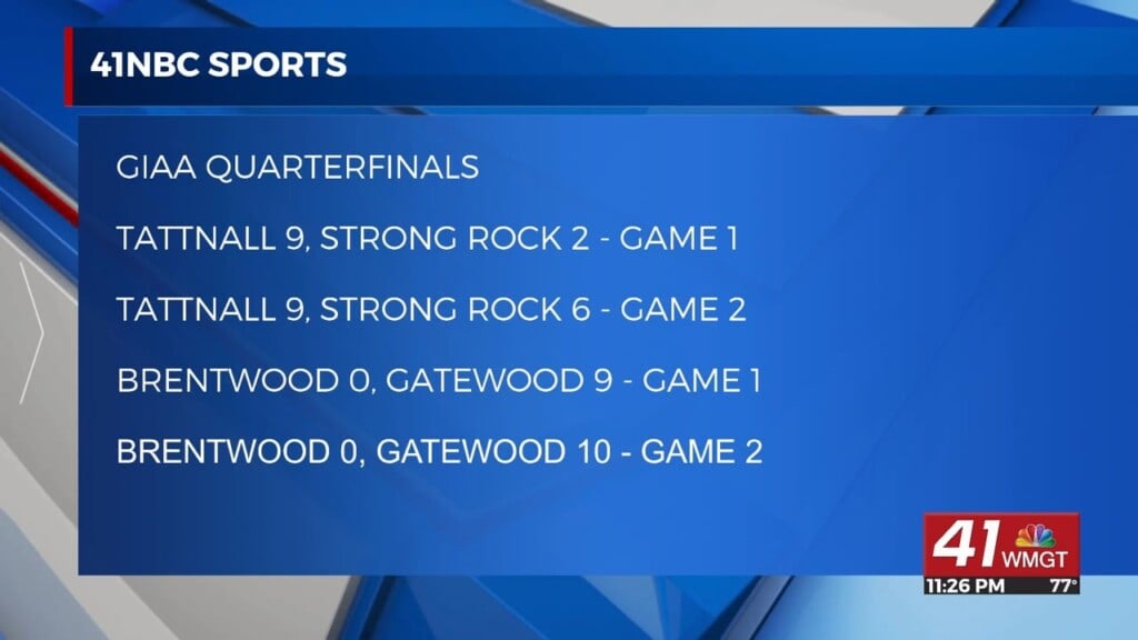 Giaa Quarterfinals Baseball Scores