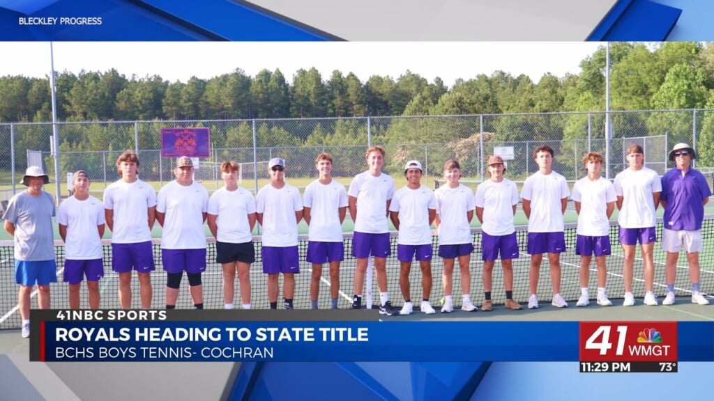 Bleckley County Royals Boys Tennis Team Face Off Against Brantley County For The State Title