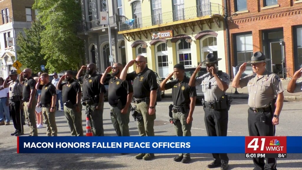 Macon Bibb Law Enforcement Foundation Honors Fallen Officers And First Responders During Remembrance Ceremony