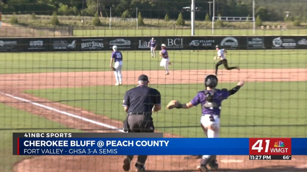 Peach County Falls In A Close One In Game One Against Cherokee Bluff In Ghsa 3 Aaa Semis