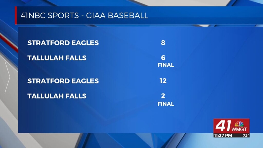 Giaa Opening Round Baseball Scores