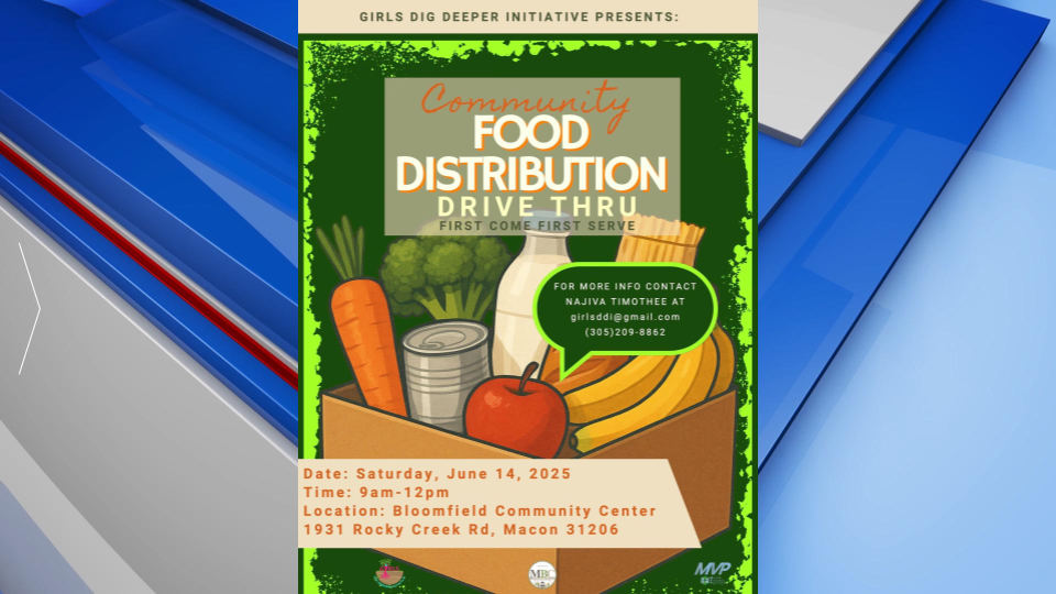 Community Food Distribution Flyer Gfx