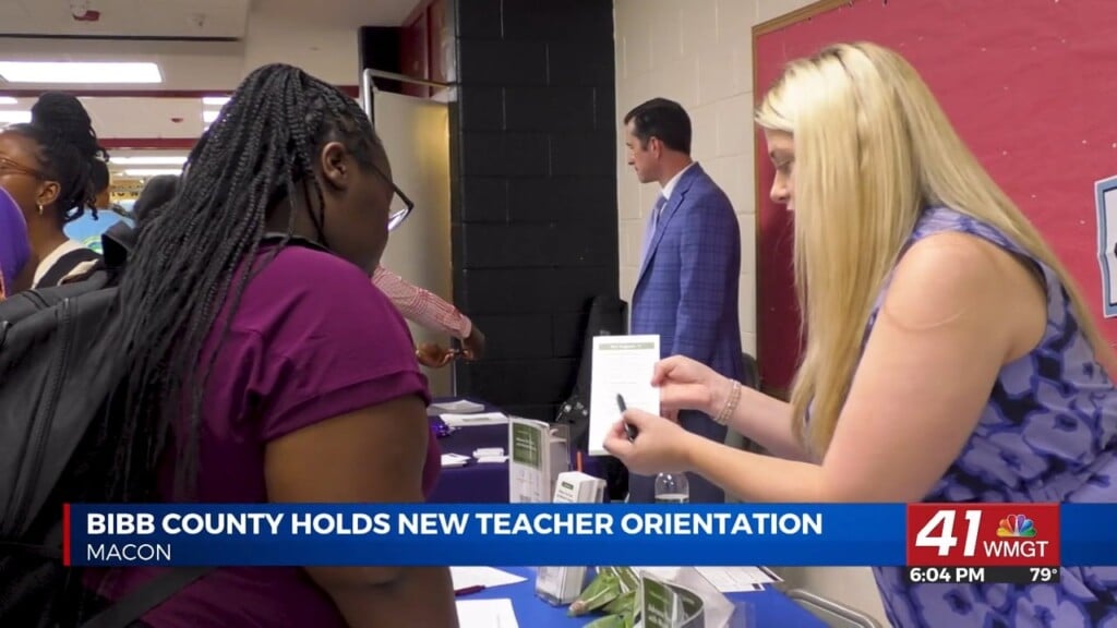 Bibb County Holds New Teacher Orientation