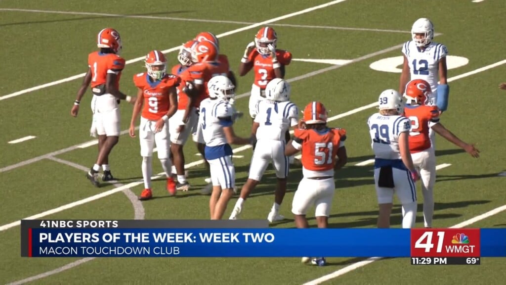Macon Td Club Players Of The Week For Week 2