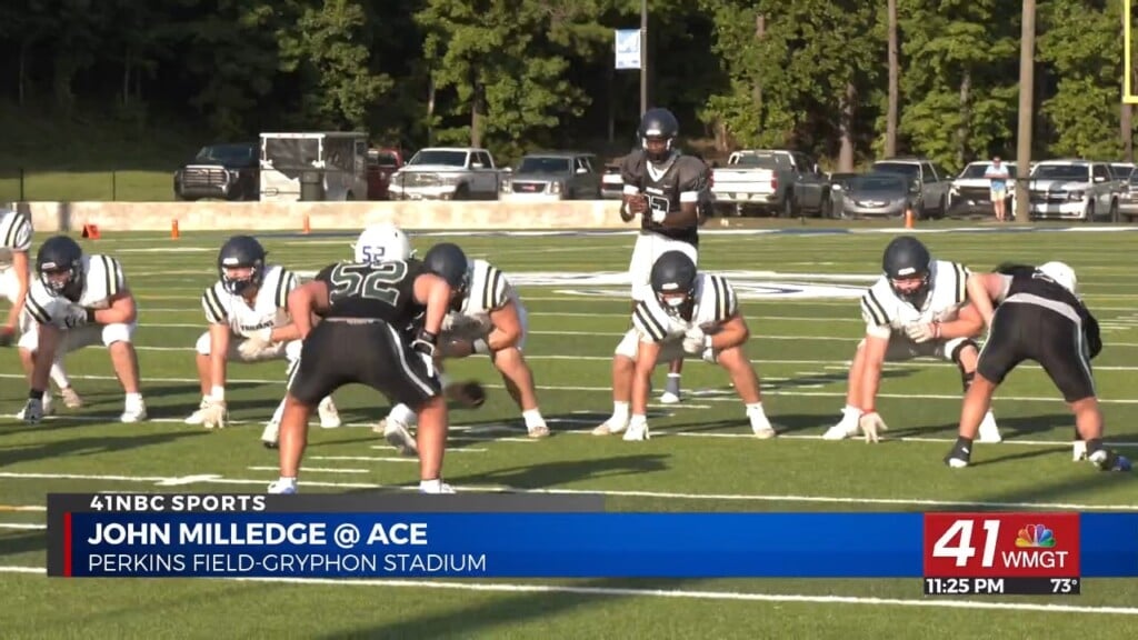 John Milledge Battles Ace In Their Scrimmage Opener