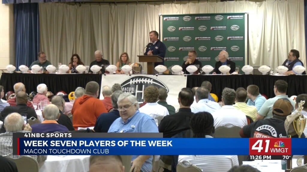 Macon Touchdown Club Honors Week Seven Standouts