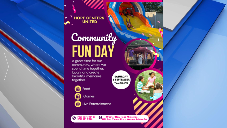 Community Fun Day Flyer Gfx