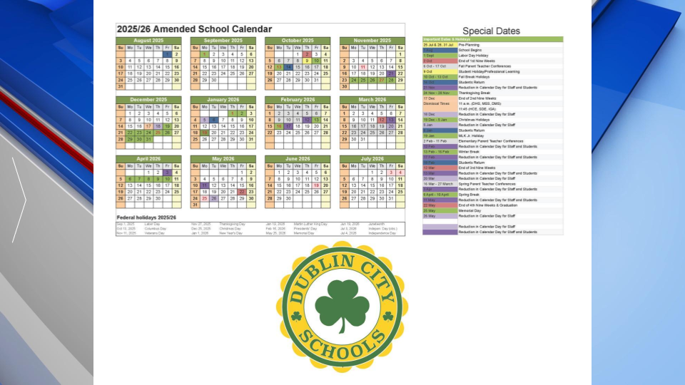 New Dublin Schools 25 26 Calendar Gfx