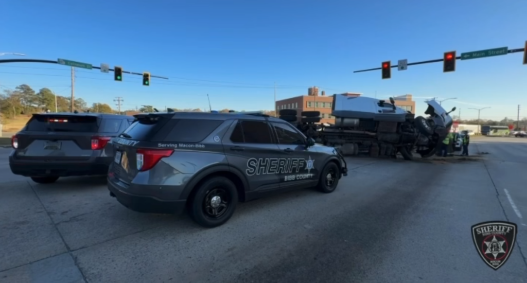 Semi Crash Macon