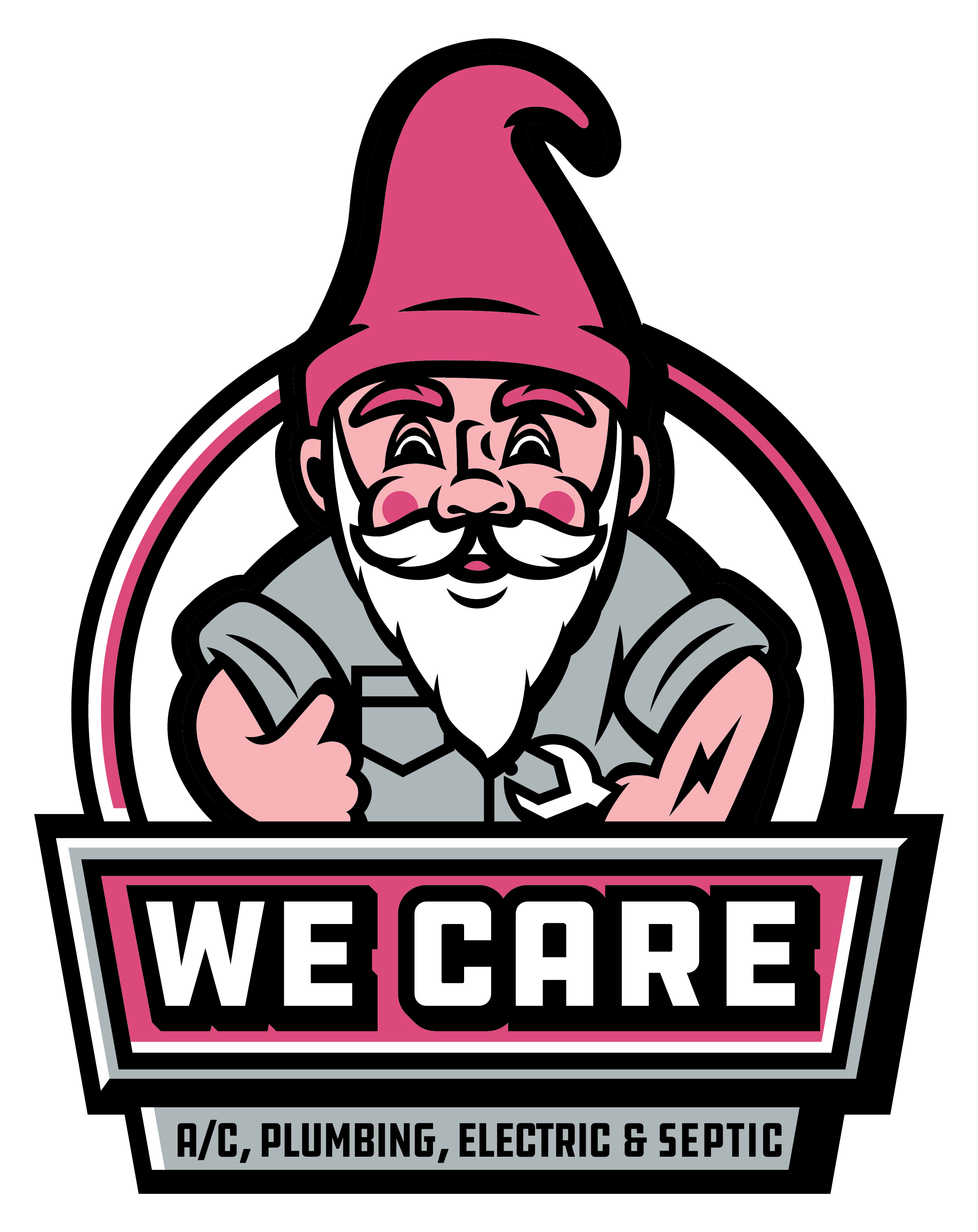 We Care Septic Woody Badge Logo Color We Care Septic Woody Badge Logo Color