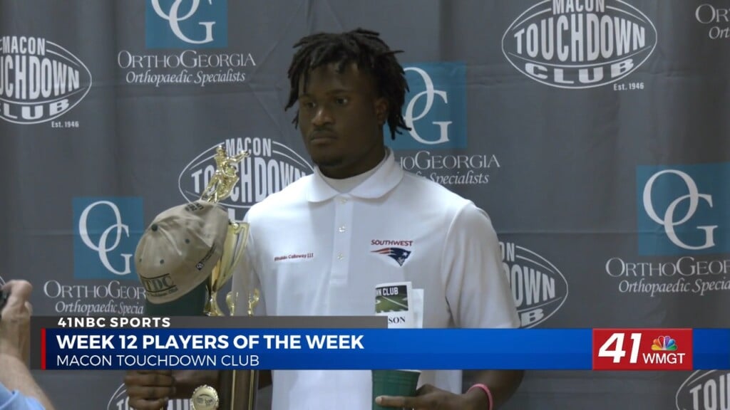 Southwest Duo, Windsor Senior Shine As Macon Touchdown Club Honors Week 12 Standouts