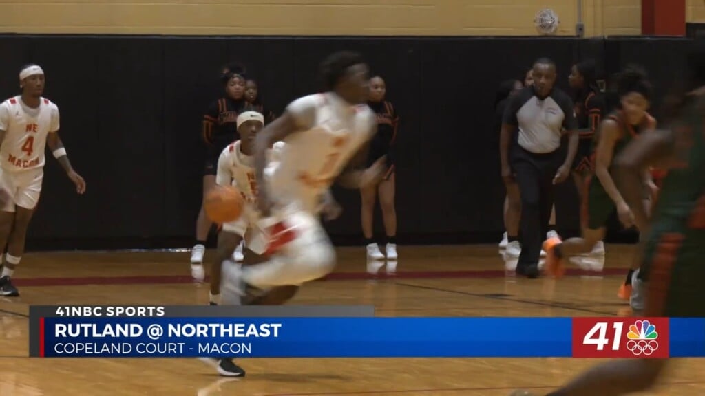 High School Basketball Action As Northeast Takes On Rutland