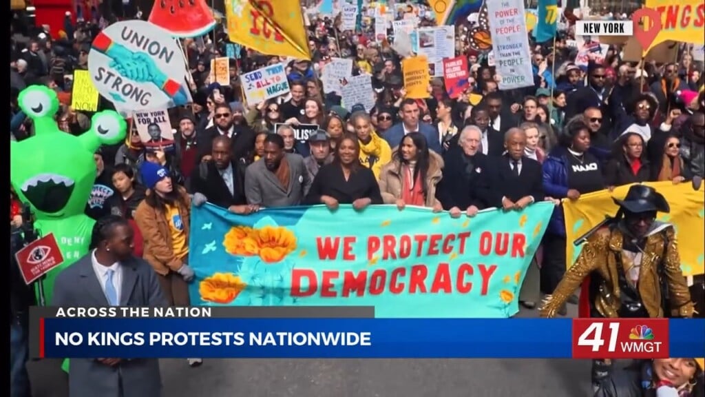 Millions Protest Nationwide In “no Kings” Demonstrations Against Trump Policies