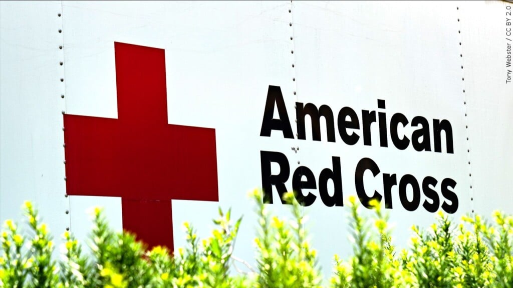 American Red Cross volunteers assisting storm victims in Middle Georgia