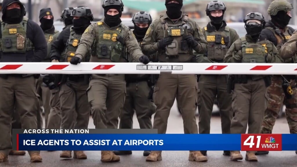 Ice Agents Begin Assisting At U.s. Airports As Tsa Staffing Shortages Cause Major Delays
