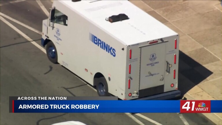 FBI investigating armed Brinks truck robbery in Philadelphia 41NBC News ...