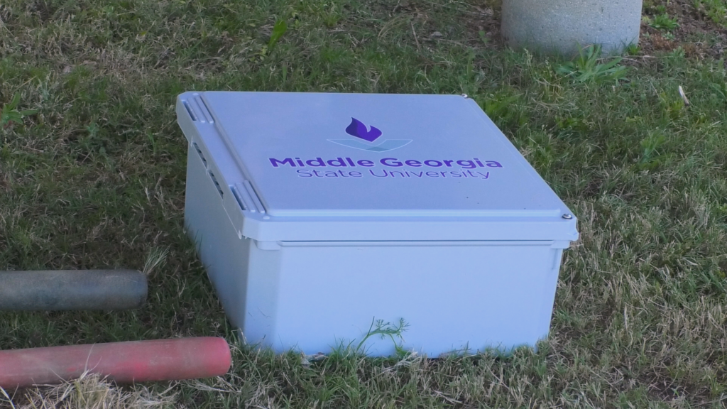 Middle Georgia State University time capsule ceremony on campus