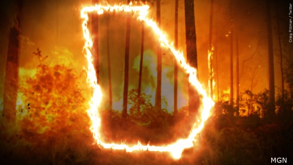 Georgia Wildfires state of emergency national guard deployed