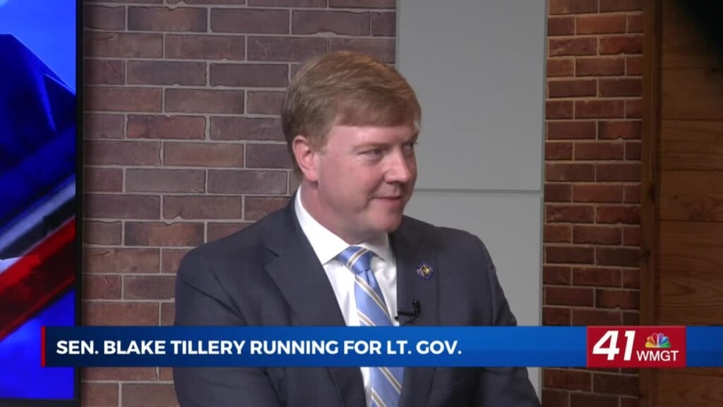 Georgia Sen. Blake Tillery Campaigns For Lieutenant Governor On Tax Cuts And Public Safety