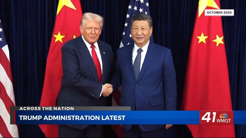 Trump Arrives In China For High Stakes Summit With Xi Jinping