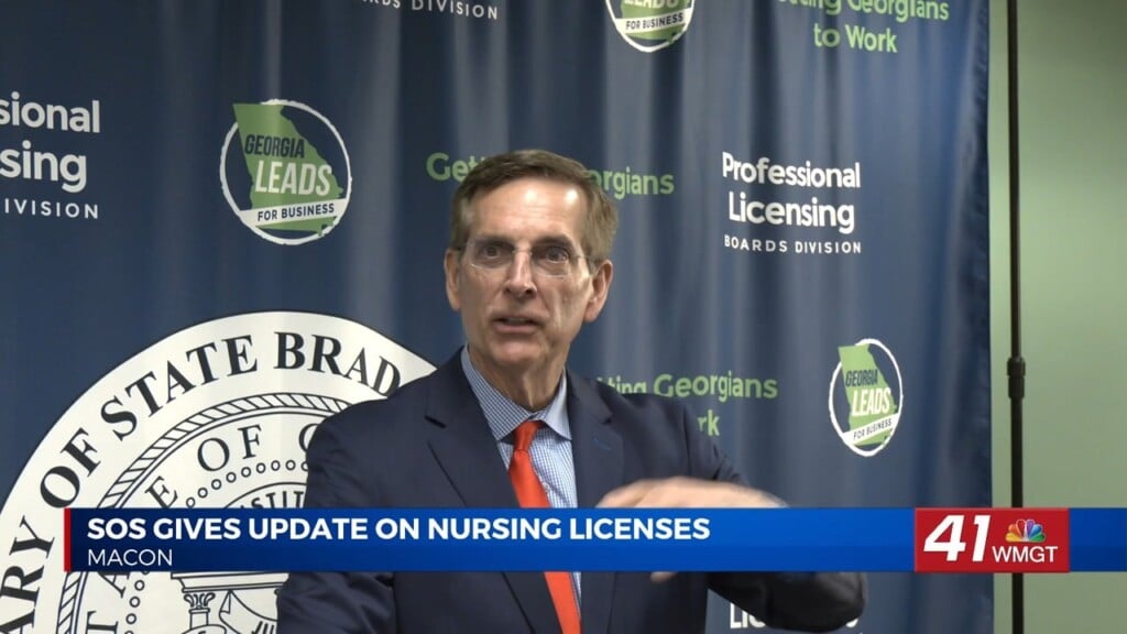 Georgia's Secretary Of State Brad Raffensperger Gives Update On All Professional Licenses