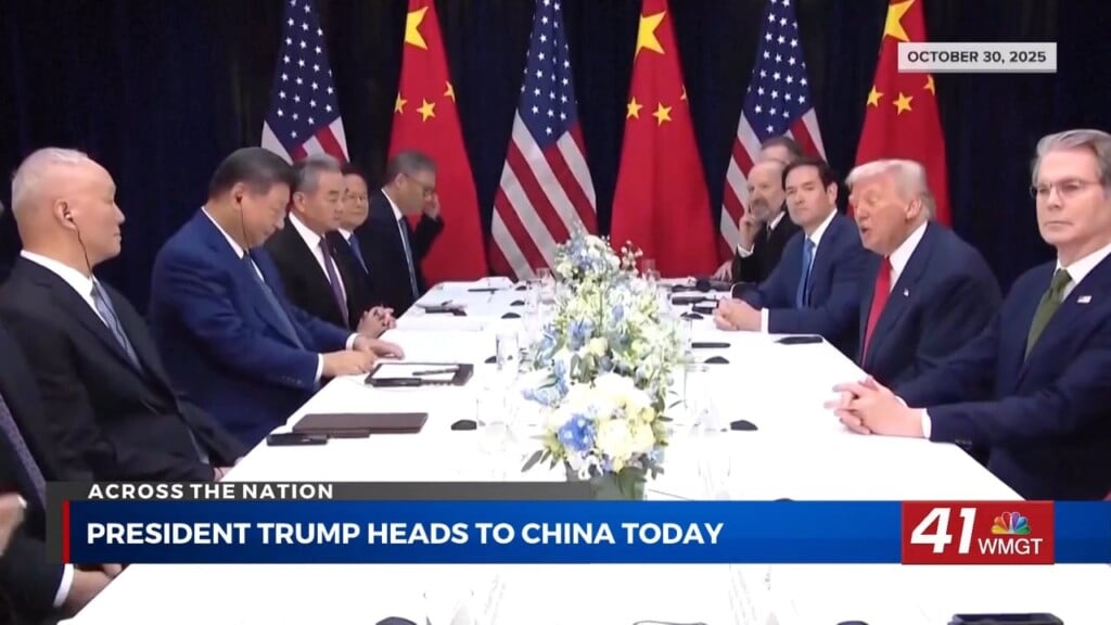 Trump Heads To China Summit