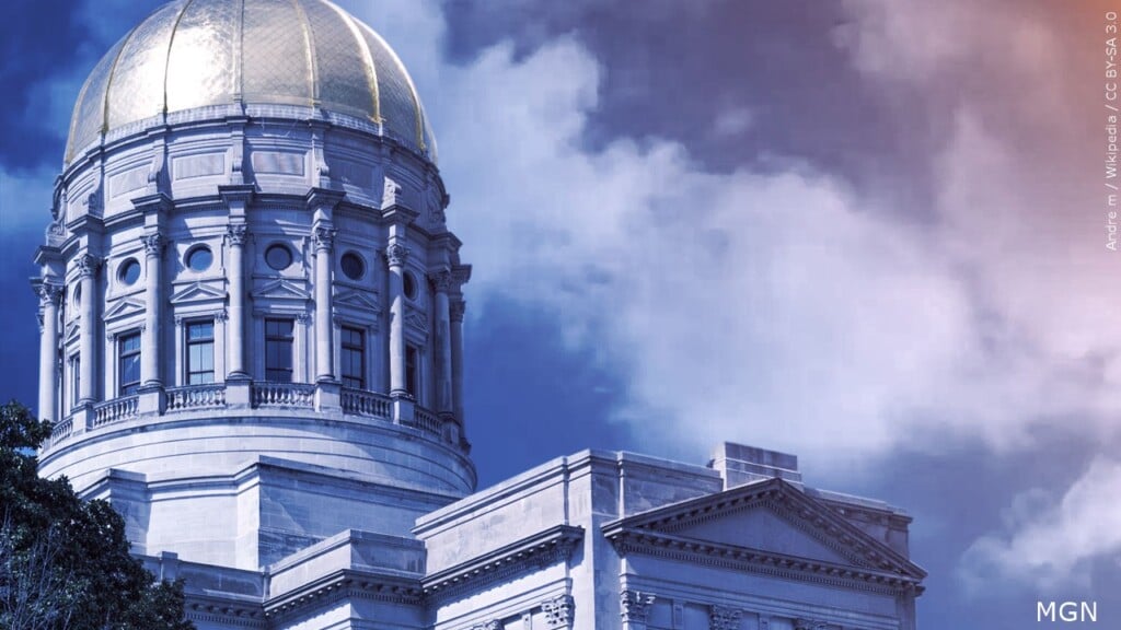 Georgia State Capitol building where tax refund program was authorized