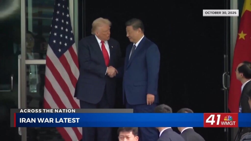 Trump Heads To China As Iran Tensions Continue