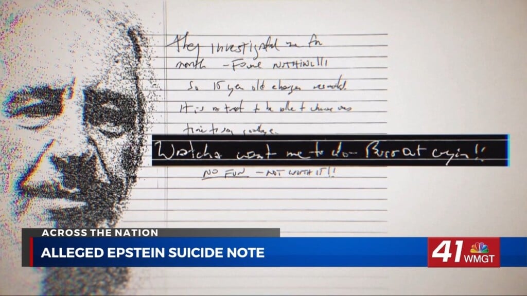 Newly Unsealed Note Adds Attention To Jeffrey Epstein Death