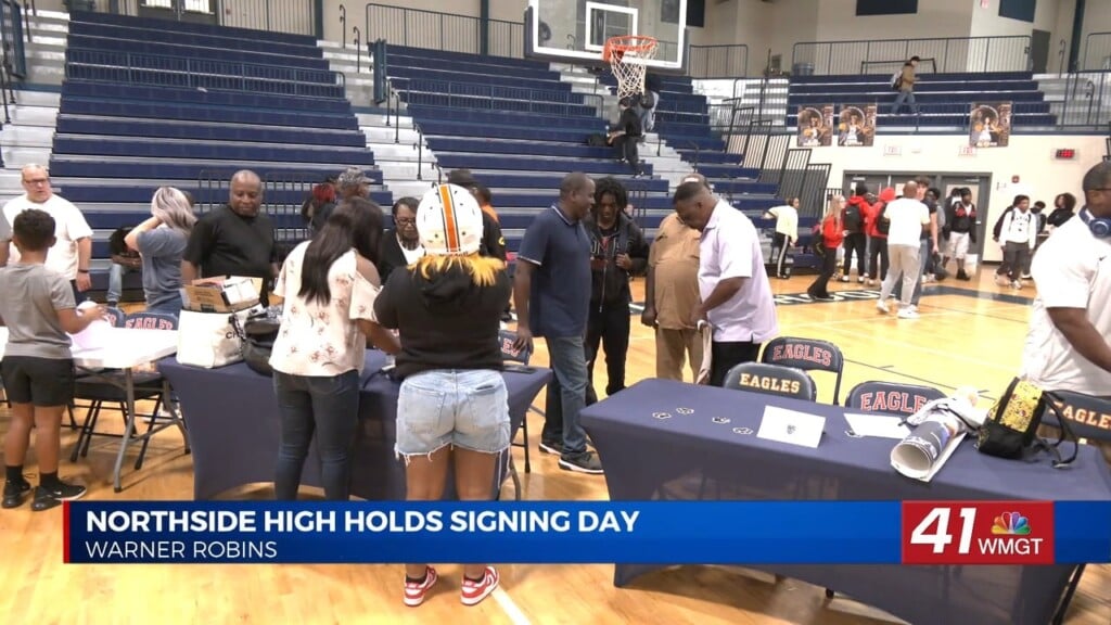 Northside High School Athletes Sign Scholarships Earlier Today