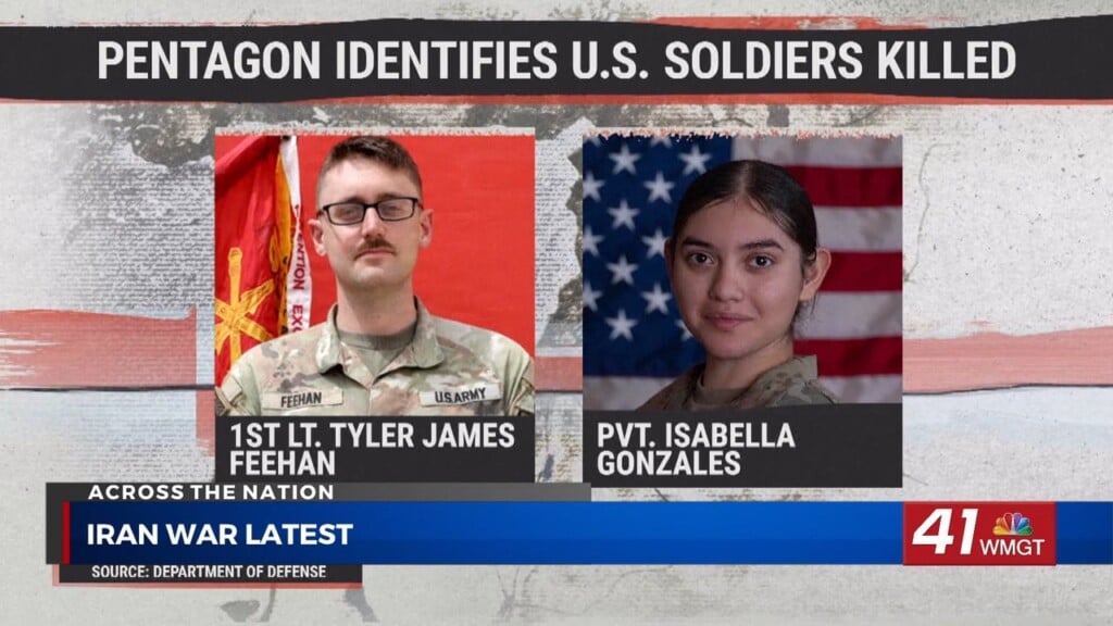 U.s. Identifies Two Soldiers Killed In Iran Backed Attack As Strikes Continue