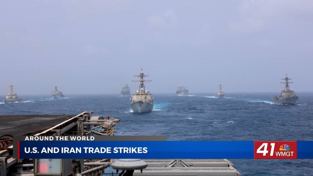 U.s. And Iran Exchange Strikes As Uncertainty Grows Over Strait Of Hormuz