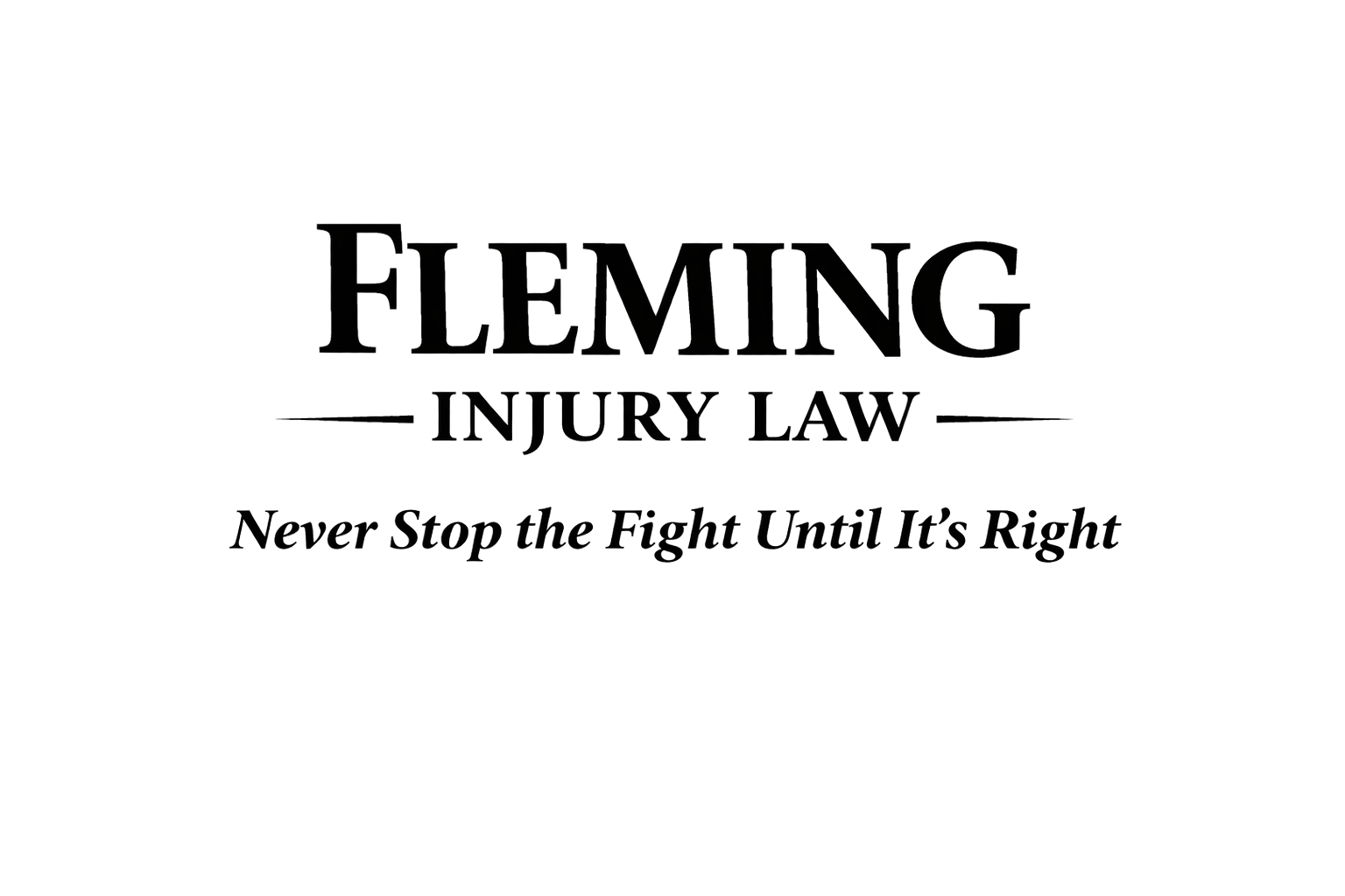 Fleming Injury Law Whitebg Transparent