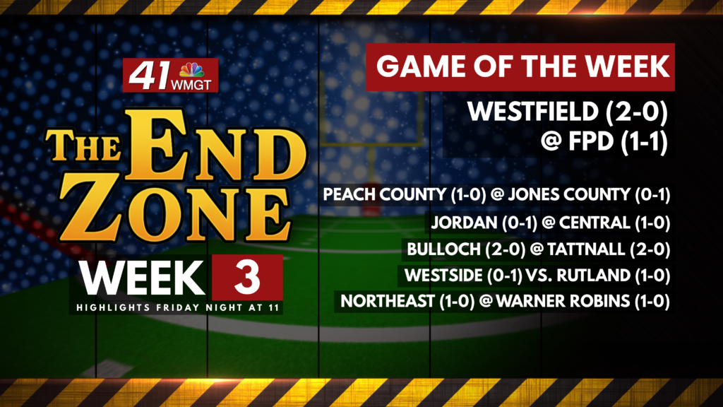 The End Zone Graphic Week 3