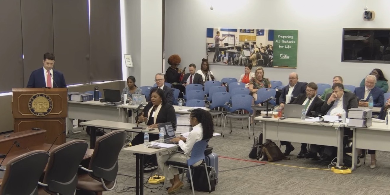 Georgia State Board unanimously recommends Gov. Brian Kemp suspend all eligible Dublin school board members with pay; written decision due within 15 days