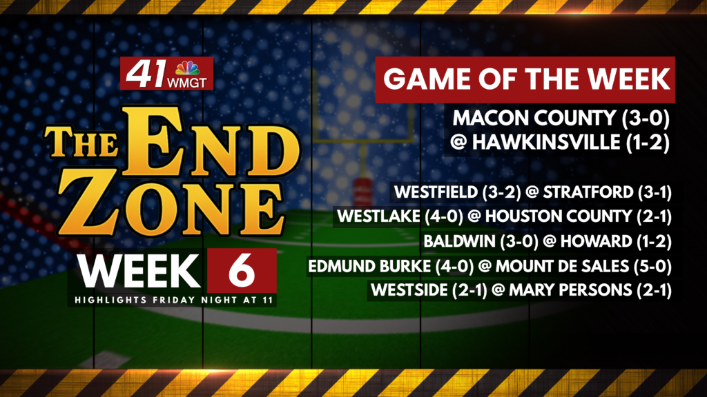 The End Zone Graphic Week 6