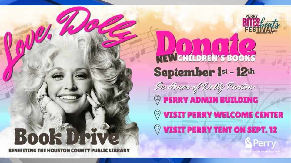 Perry Love Dolly Book Drive
