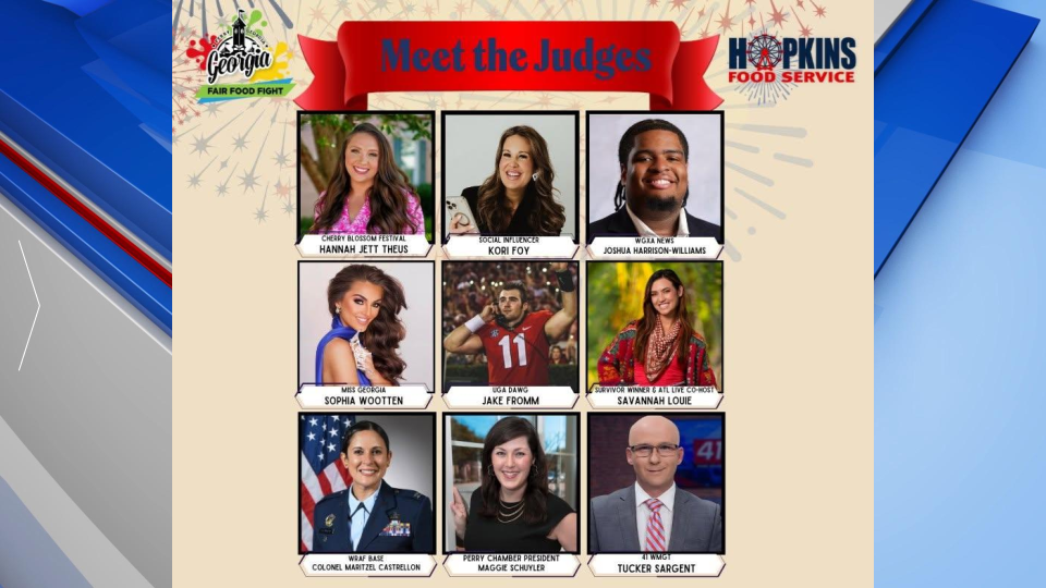 Georgia Fair Food Fight Judges 2026 Gfx