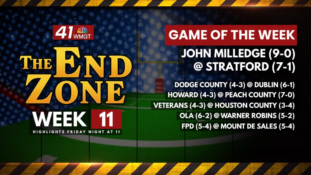 The End Zone Graphic Week 11 2026