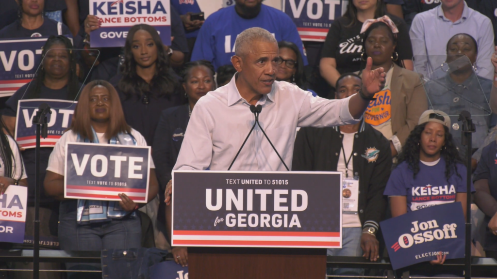 Obama In Ga Pic