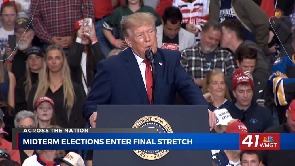Trump And Obama Campaign In Michigan As Midterm Elections Enter Final Stretch