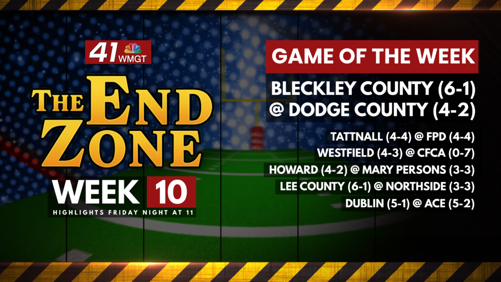 The End Zone Graphic Week 10