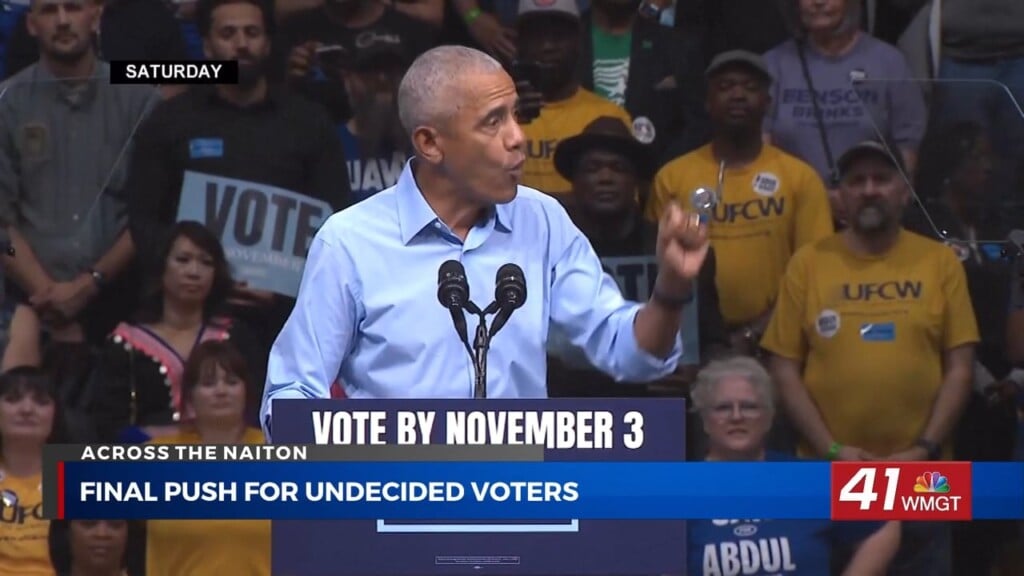 Trump And Obama Campaign In Key States As Economic Concerns Dominate Midterm Elections