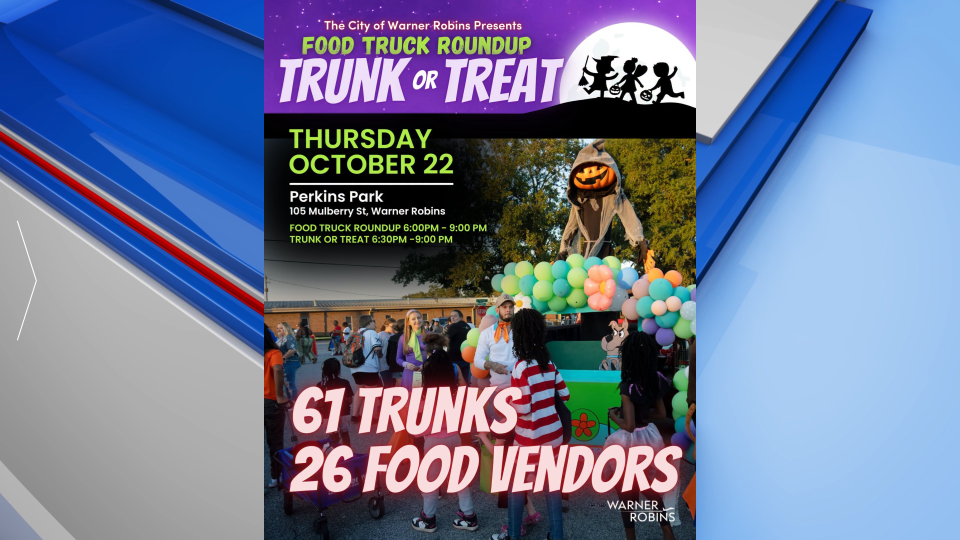 City Of Warner Robins To Host 4th Annual October Food Truck Roundup Trunk Or Treat