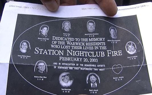 station nightclub fire bodies