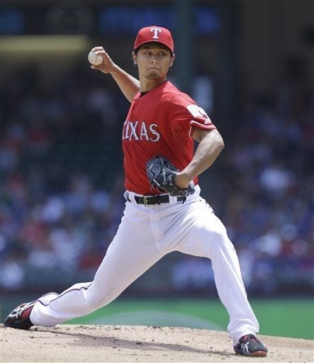 Yu Darvish strikes out 14 as Rangers complete sweep of Red Sox