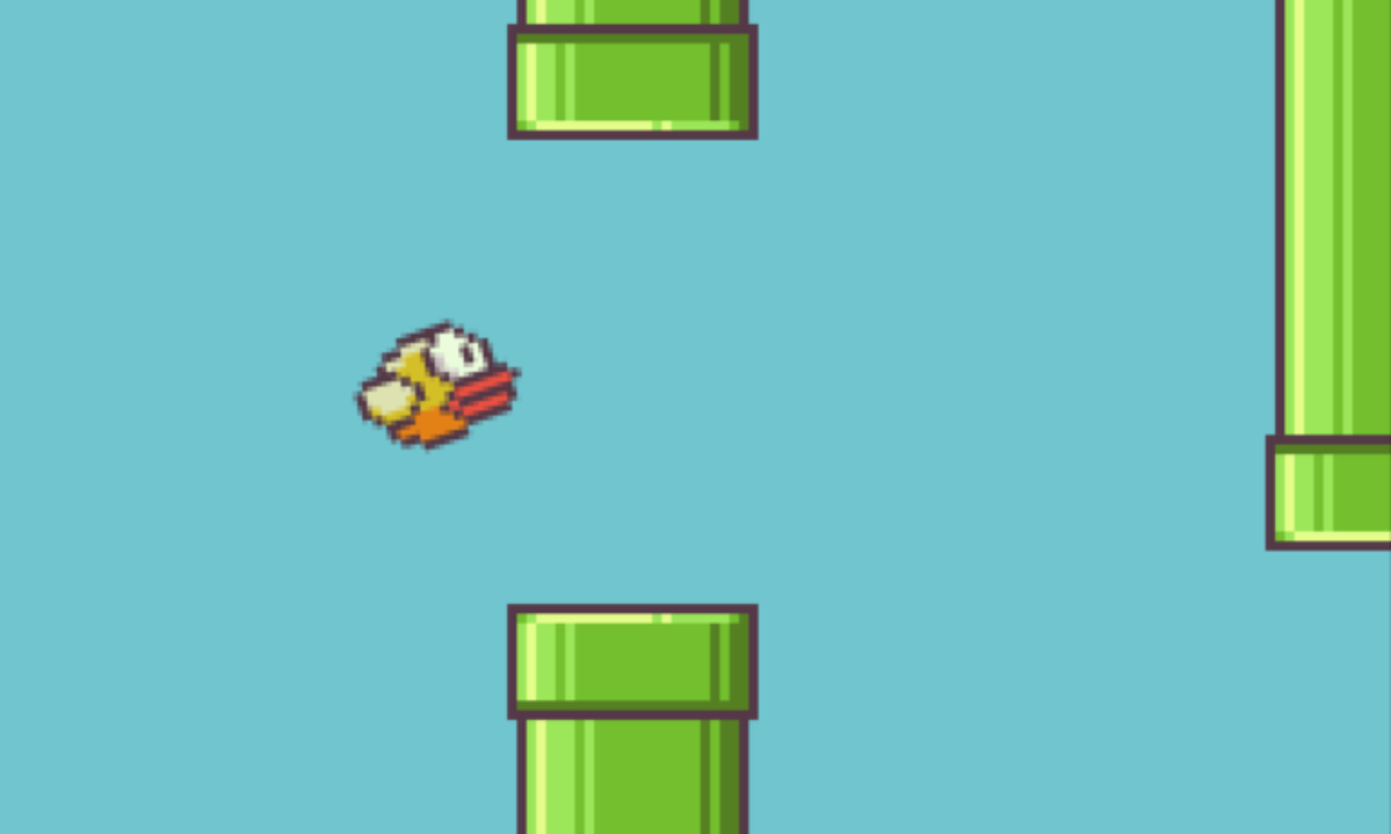 Game over for Flappy Bird