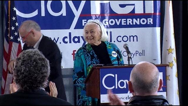 Rhode Islanders Pay Tribute To Nuala Pell